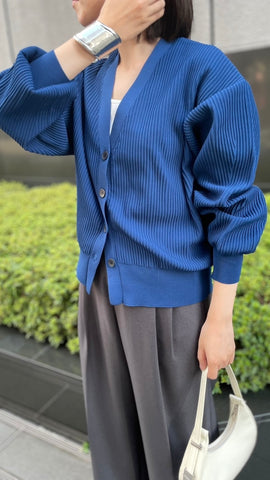 cafune<br>Vネックリブカーディガン