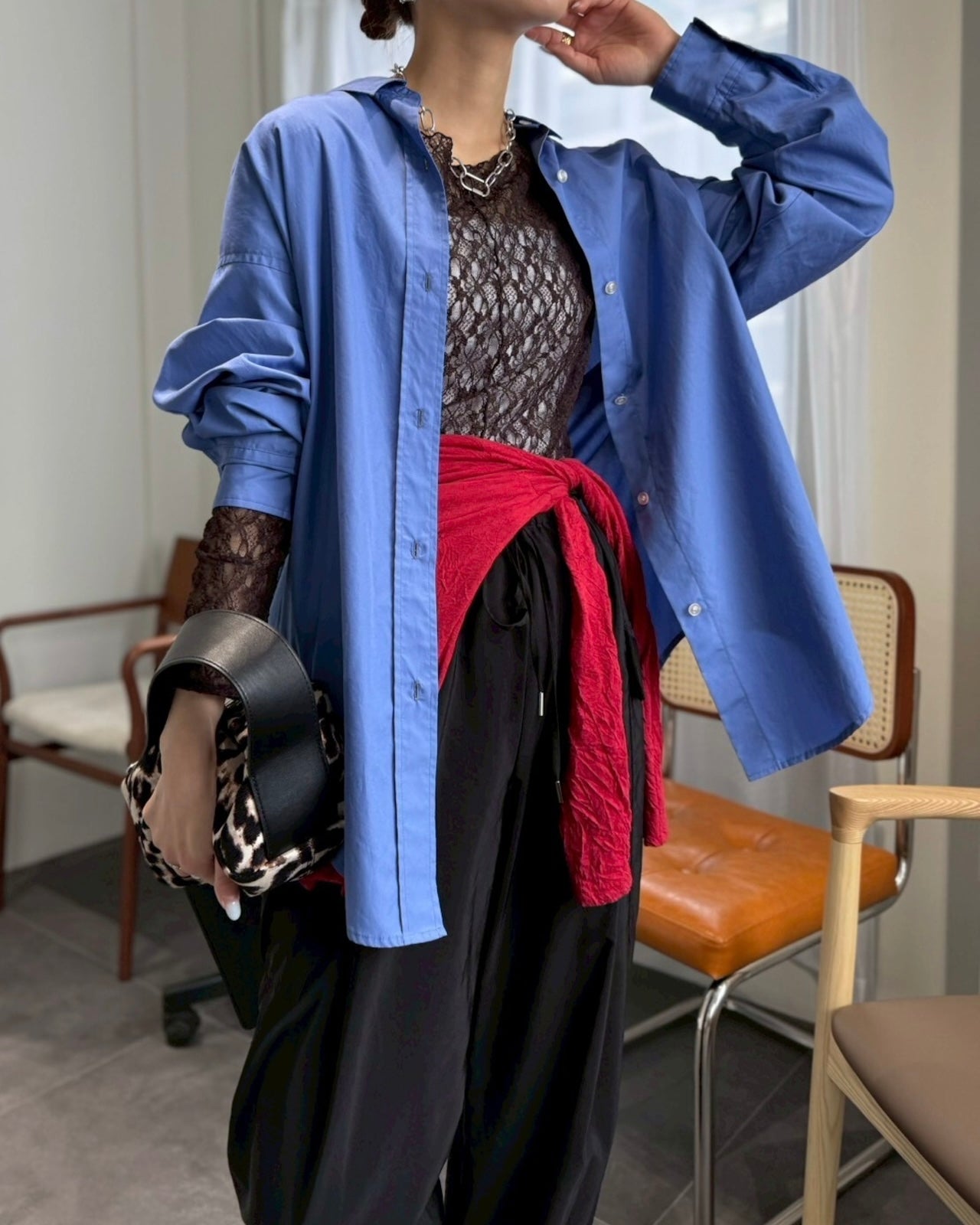 cafune<br> 120/2 ブロードレギュラーシャツ