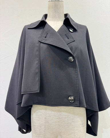 CYAN TOKYOご予約<br> ショートトレンチポンチョ