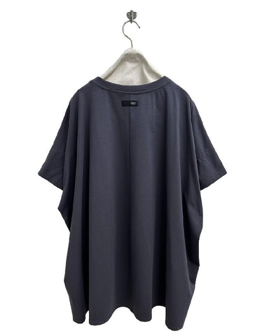 ayane<br>ポンチョ型ロゴTシャツ