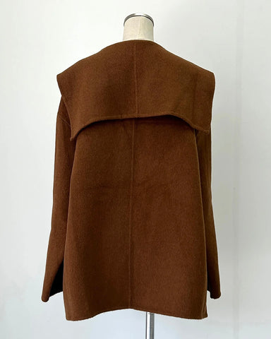 Herencia<br> Sailor Collar Short Coat