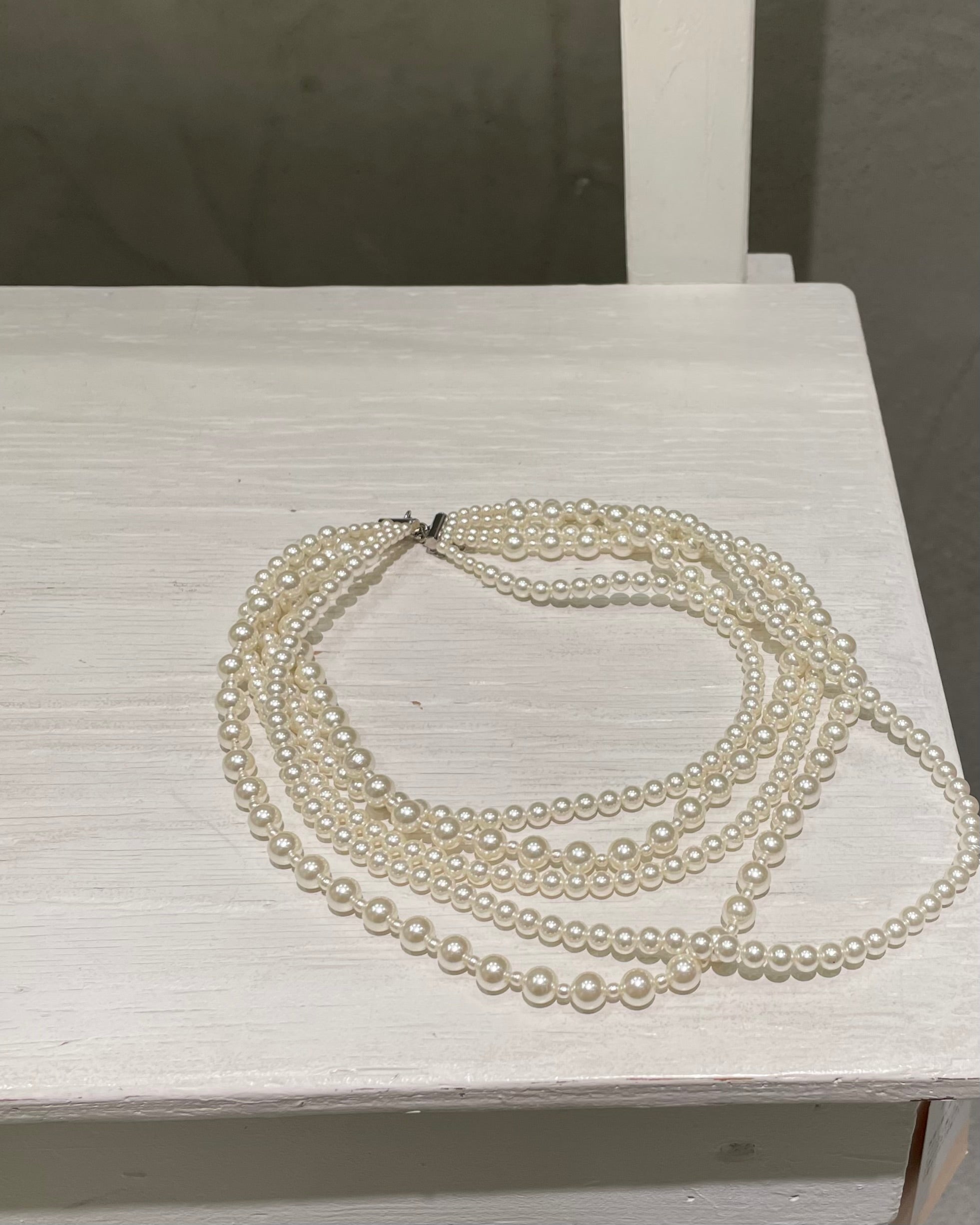 Margaux Vintage <br>5連パールネックレス