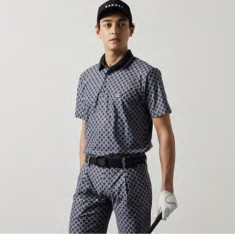 ゴルフコレクション<br>BANDEL<br> ALLOVER S/S POLO SHIRTS