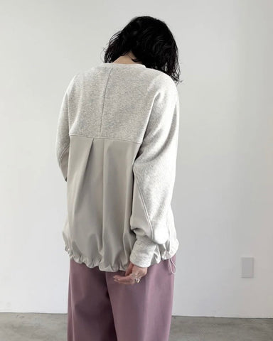 mink chair<br>裏起毛ツイルドッキングプルオーバー