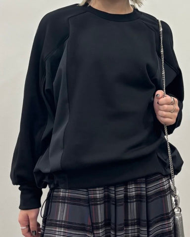 mink chair<br>裏起毛ツイルドッキングプルオーバー