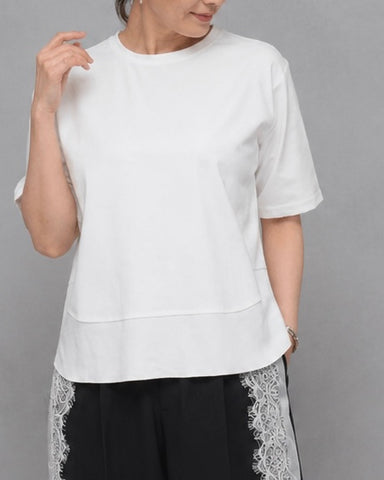 Praia<br> ソフトポンチバックスリットTシャツ