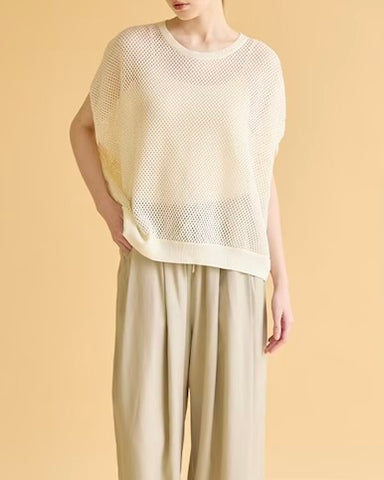 SUGAR ROSE<br>スパングルメッシュトップス