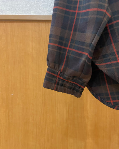 Herencia<br> Tartan Back Ribbon Shirt Blouse