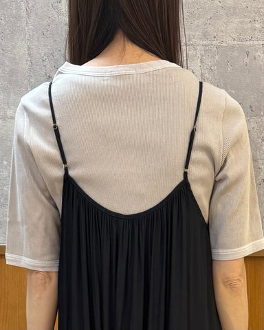 mink chair <br>ラメリブTシャツ