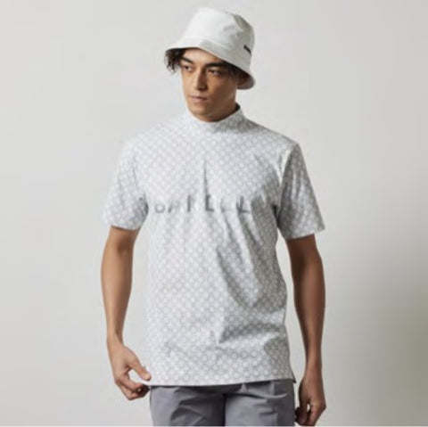ゴルフコレクション<br>BANDEL<br> ALLOVER S/S MOCK NECK SHIRTS / BNS-4SAOMC