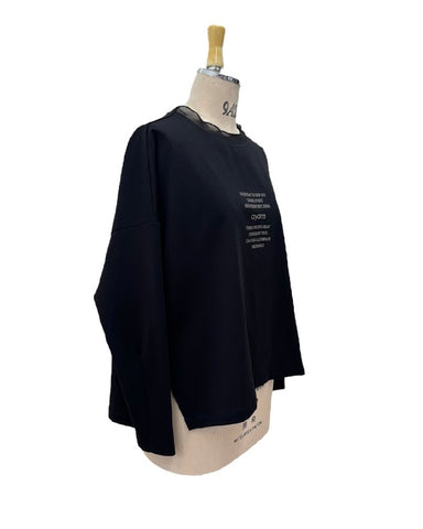 ayane予約<br> ポンチ素材ゆるTシャツ