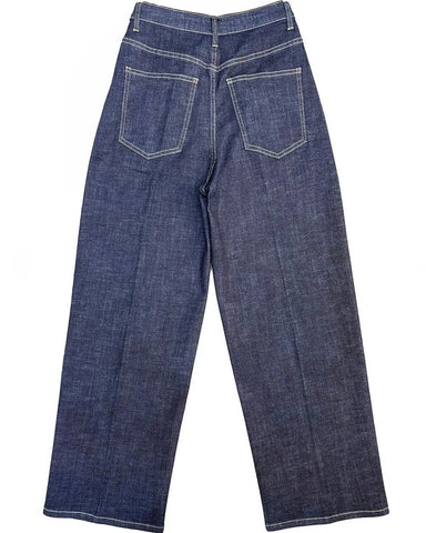 INDIMARK<br>センタープレス ワイドデニム