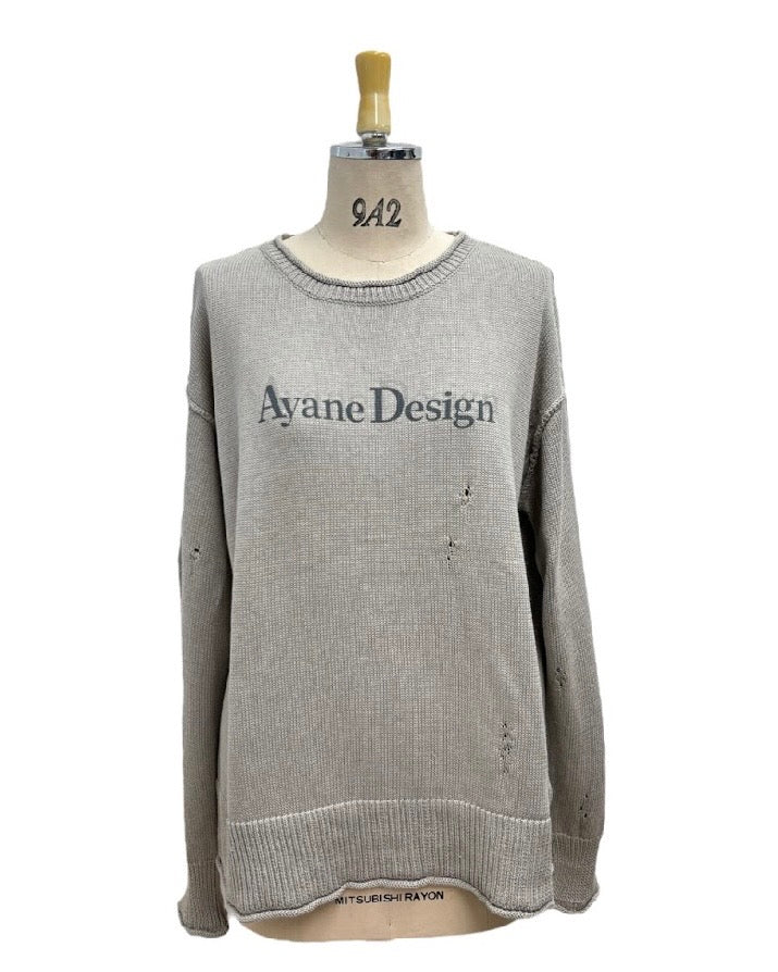 ayane予約<br>クラッシュロゴニット