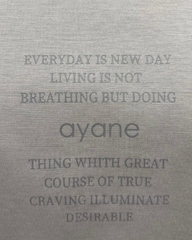 ayane予約<br> ポンチ素材ゆるTシャツ