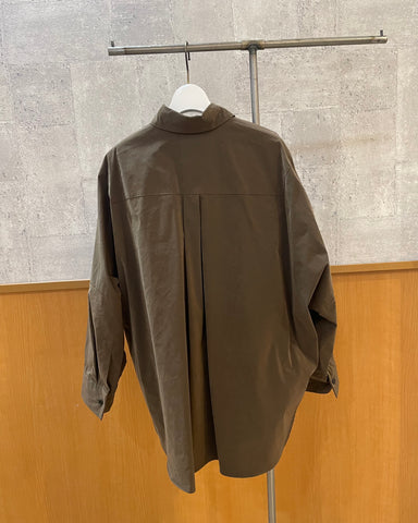 cafune<br>ナイロン混オーバーシャツ