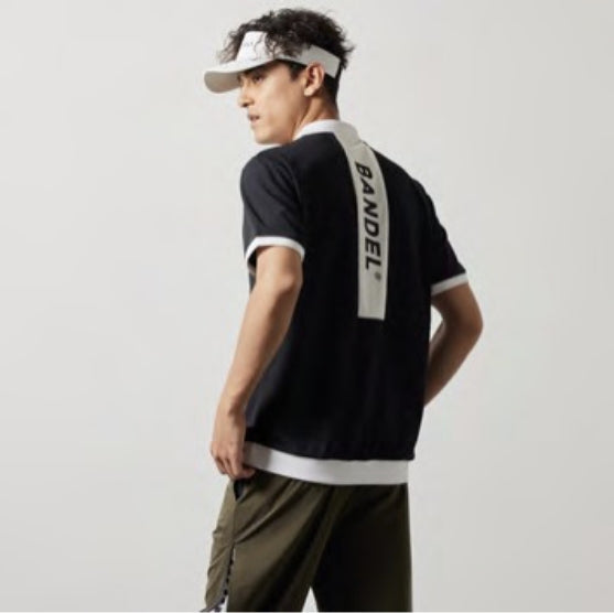 ゴルフコレクション<br>BANDEL<br> BICOLOR RIB S/S POLO SHIRTS