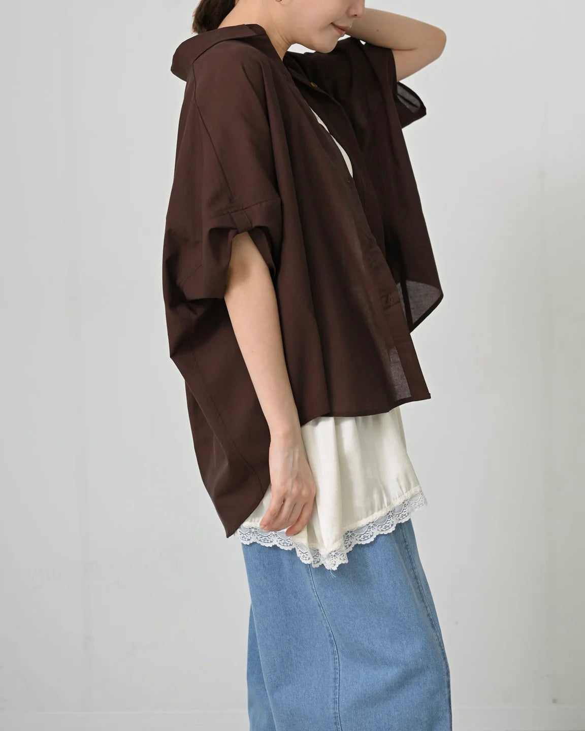 HERENCIA<br>2way袖シャツ