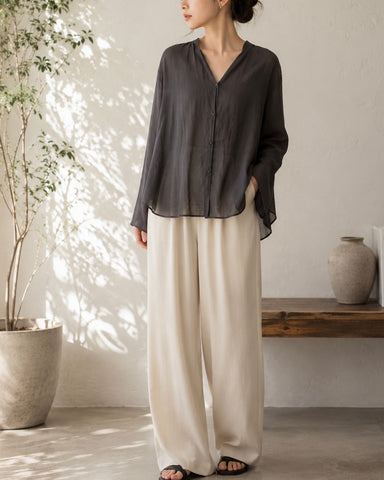 cafune<br>ラミーシャツ