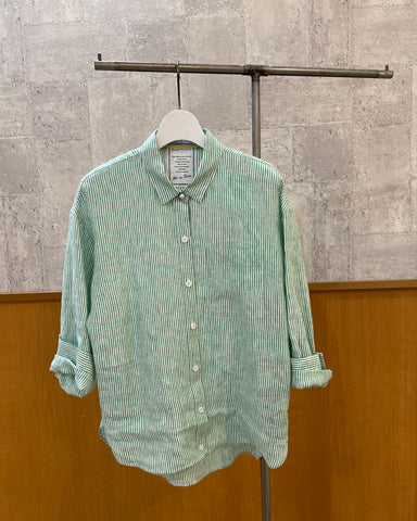 3月29日ライブ BLUE F RONCE <br> ストライプリネンシャツ