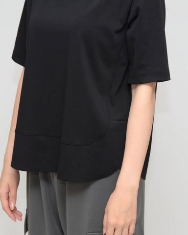 Praia<br> ソフトポンチバックスリットTシャツ