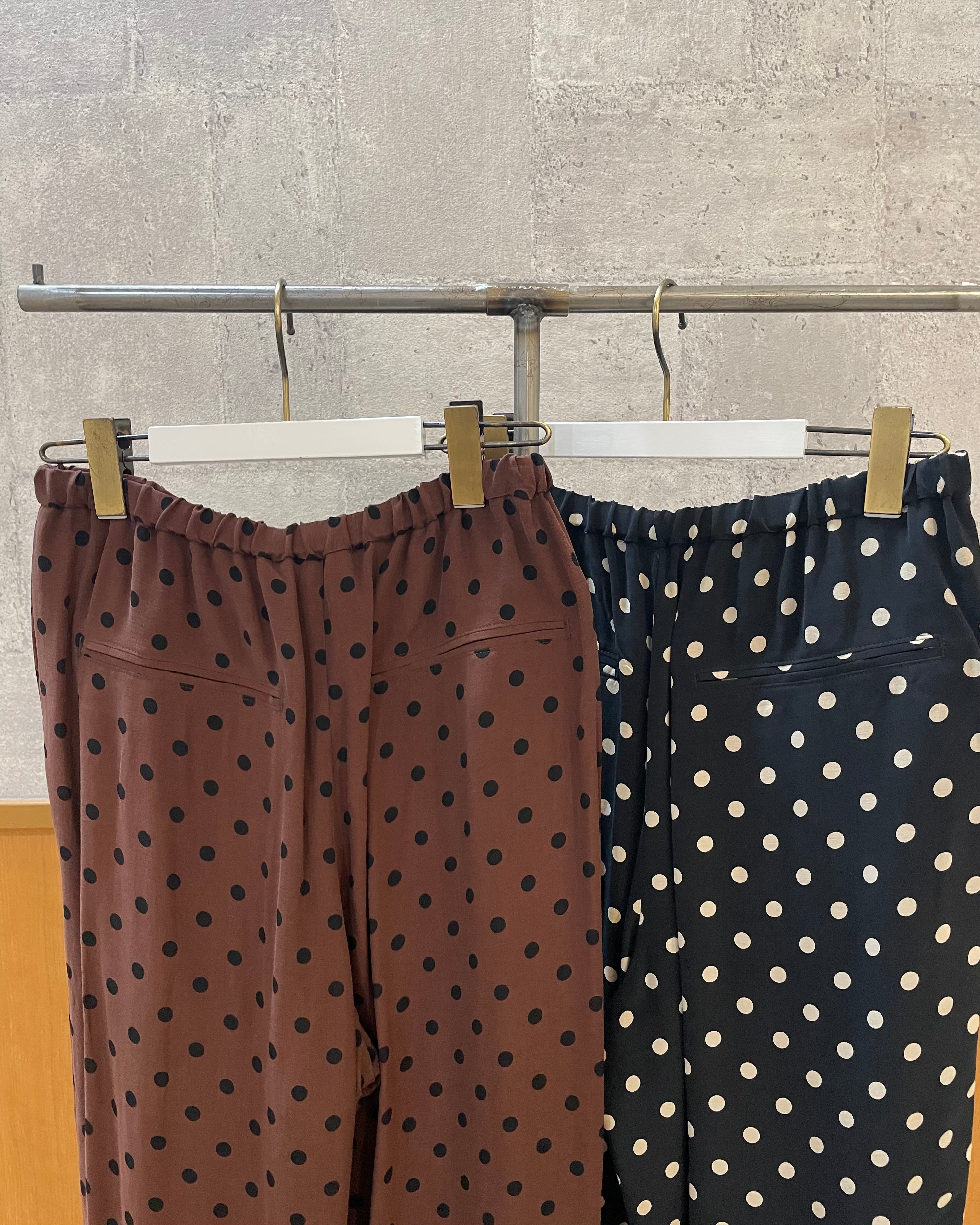 4月19日ライブ LE MELANGE<br>ドット柄ワイドパンツ