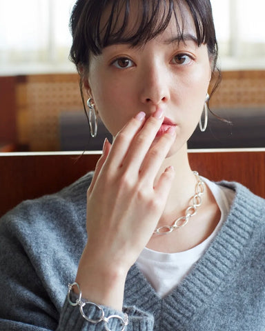 Nothing And Others<br>Ellipse chain Bracelet