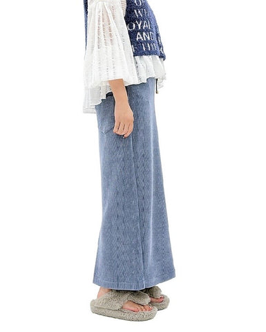ayane予約<br>ストレッチコーデュロイペンシルスカート