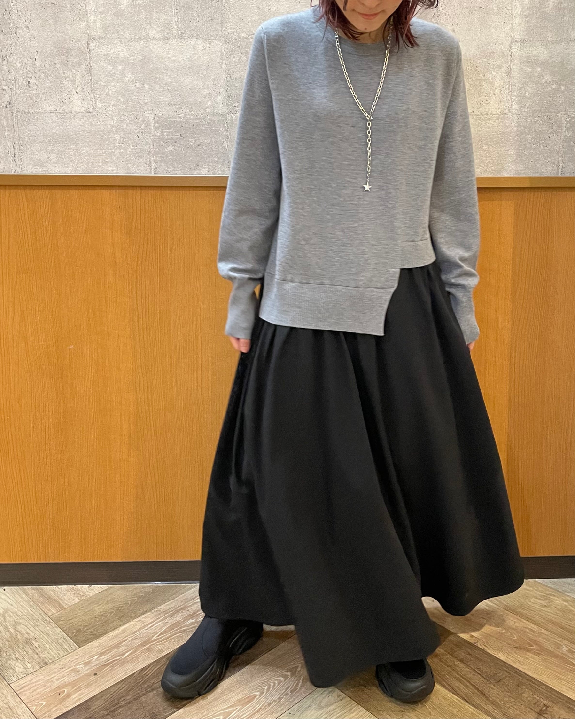 SUGAR ROSE<br> 布帛ドッキングアシメワンピース