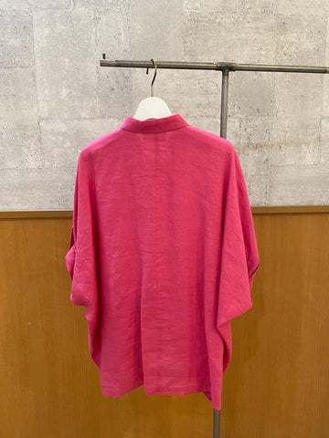 BLUE FRONCE<br>オーバーサイズドルマンリネンシャツ
