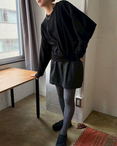 cafune<br> bio sweat tuck pullover