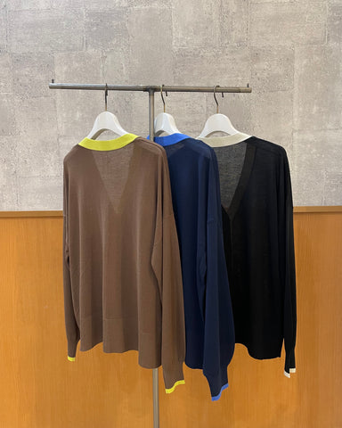 4月29日ライブ mink chair<br>バイカラーカーデ
