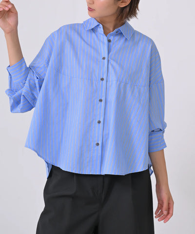 Herencia<br>ボタンアップストライプシャツ