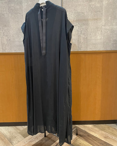HERENCIA<br> Sheer Dress with Grosgrain Back Detail