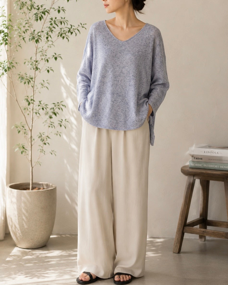 cafune<br>シアー杢ニット