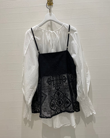 3月8日ライブ mink chair<br>刺繍キャミベスト