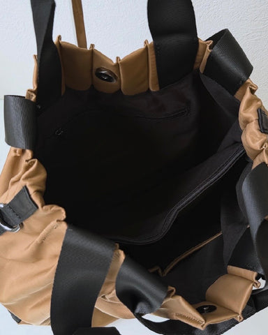charmaer<br>プリーツナイロンバッグ