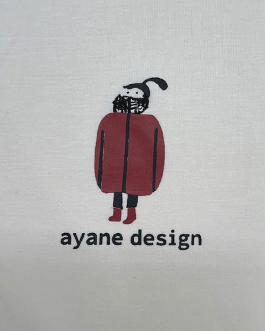 ayane予約<br>ガールモチーフボンディングプルオーバー