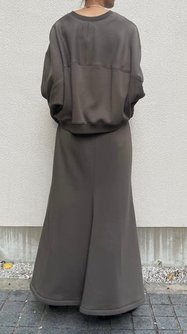 cafune<br> FAMMET back flare skirt