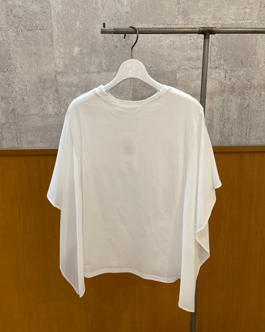 mink chair <br> 異素材ドッキング袖フレアカットソー