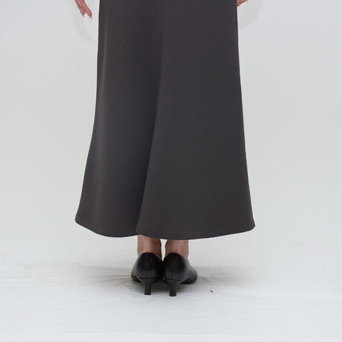 11月20日ライブ Praia<br>梨地裏起毛美シルエットフレアスカート