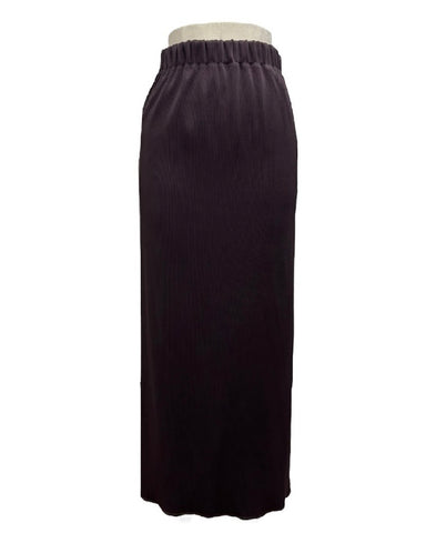 ayane予約<br> リブ生地ペンシルスカート