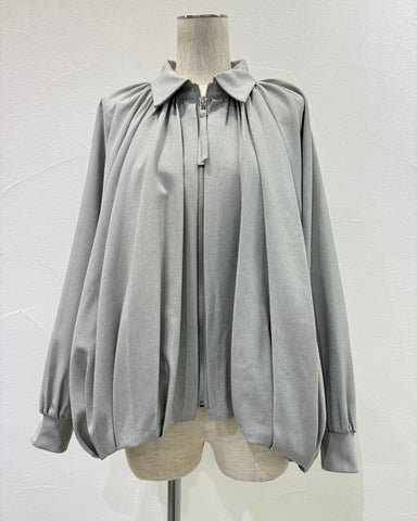 CYAN TOKYOご予約<br> ラウンドギャザードルマンブルゾン