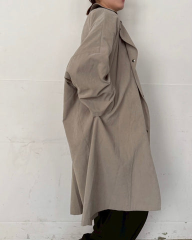 cafune<br> peach poncho coat