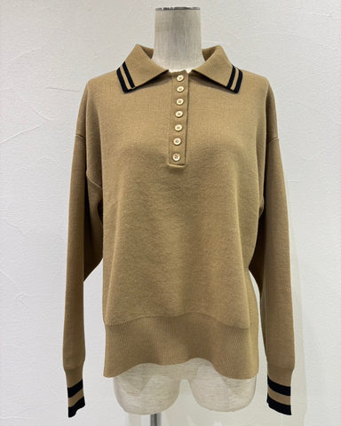 CYAN TOKYOご予約<br> プレーティングニットポロ