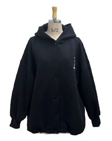 ayane予約<br> ダンボール素材フーディブルゾン