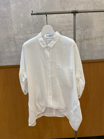 BLUE FRONCE<br>オーバーサイズドルマンリネンシャツ