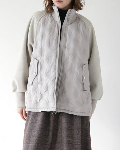 Herencia<br> Hybrid Quilted High Neck Coat