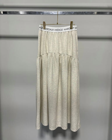 10月2日ライブ MARGAUX VINTAGE<br> ロゴウエストギャザースカート