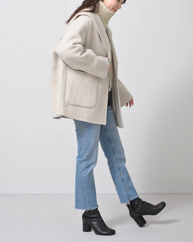 Herencia<br> Sailor Collar Short Coat