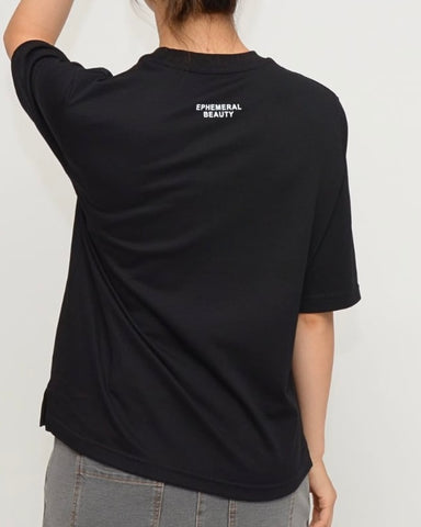 Praia<br>月下美人プリントTシャツ